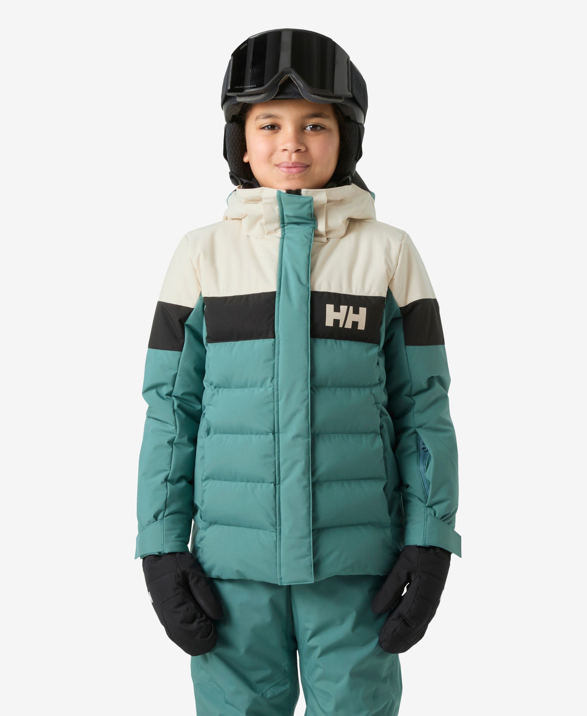 Image of Coats & Jackets. Product name - JR GIRL DIAMOND JACKET, Opal Green in Opal Green colour by brand - Helly Hansen