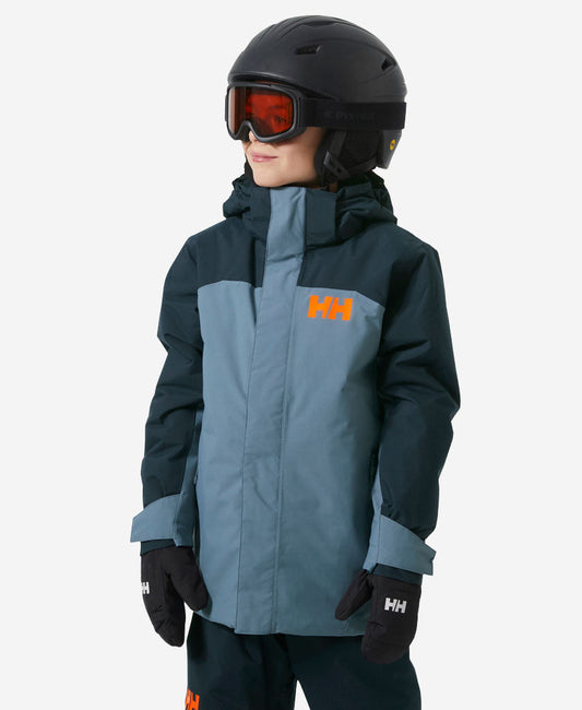 Image of Coats & Jackets. Product name - JR LEVEL JACKET, Washed Navy in Washed Navy colour by brand - Helly Hansen