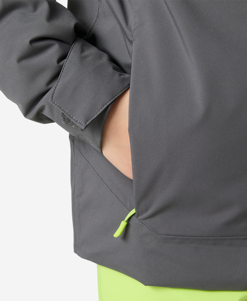 Helly Hansen JR ALPHA JACKET (Thunder Grey)