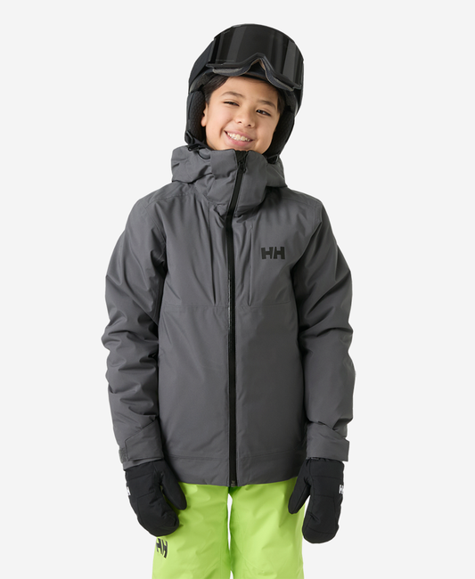 Image of Coats & Jackets. Product name - JR ALPHA JACKET, Thunder Grey in Thunder Grey colour by brand - Helly Hansen