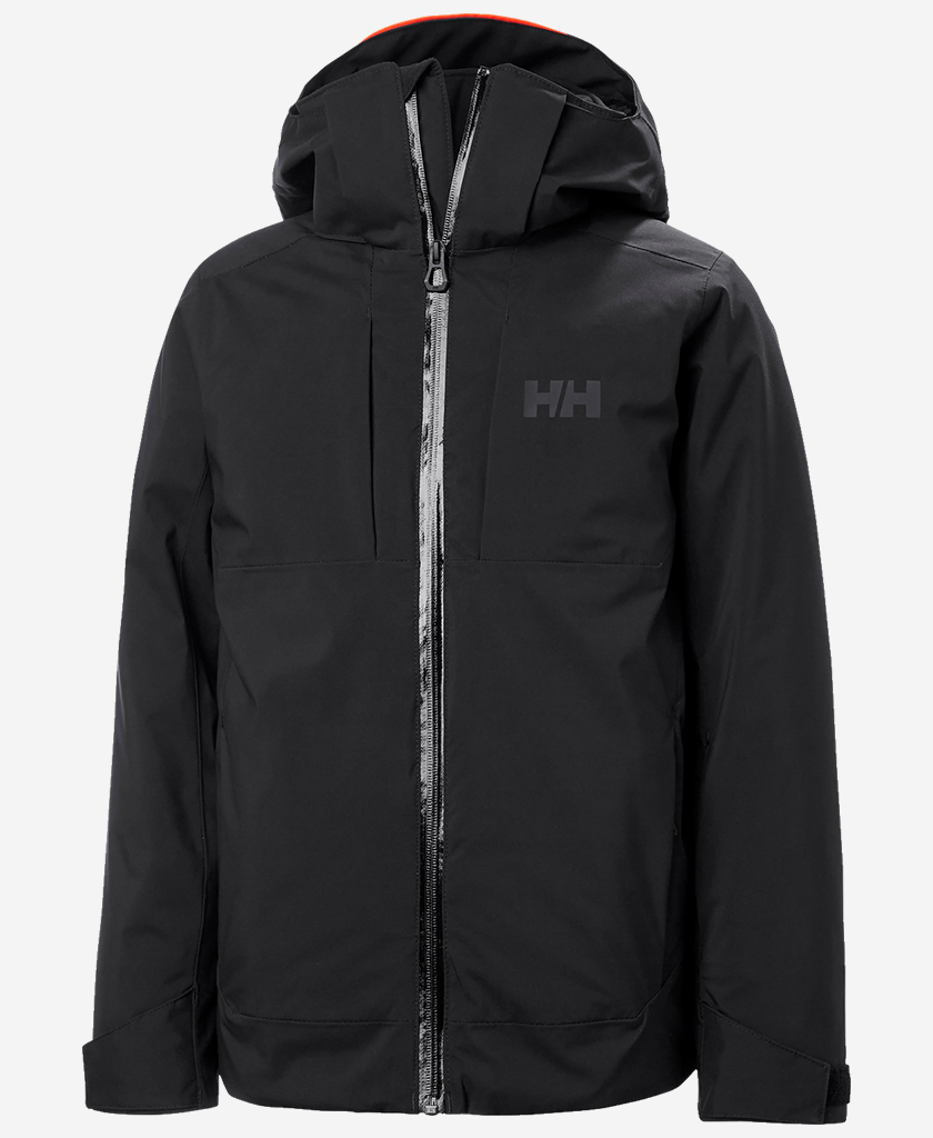Image of Coats & Jackets. Product name - JR ALPHA JACKET, Black in Black colour by brand - Helly Hansen