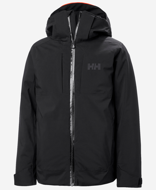 Image of Coats & Jackets. Product name - JR ALPHA JACKET, Black in Black colour by brand - Helly Hansen