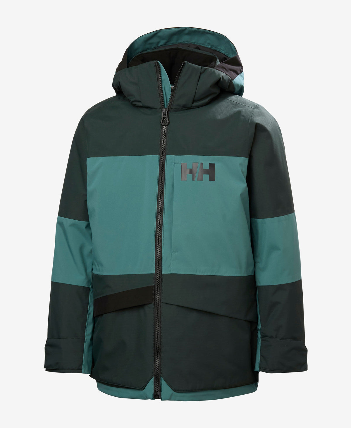 Image of Coats & Jackets. Product name - JR SUMMIT 2.0 JACKET, Opal Green in Opal Green colour by brand - Helly Hansen