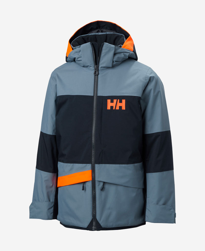 Image of Coats & Jackets. Product name - JR SUMMIT 2.0 JACKET, Navy in Navy colour by brand - Helly Hansen