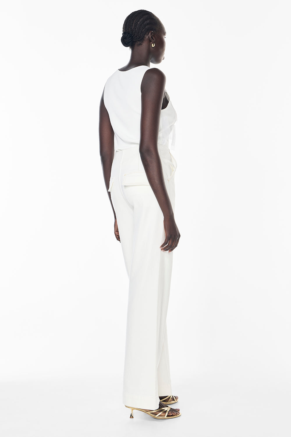 Cote Blanc High Waisted Jean (White)