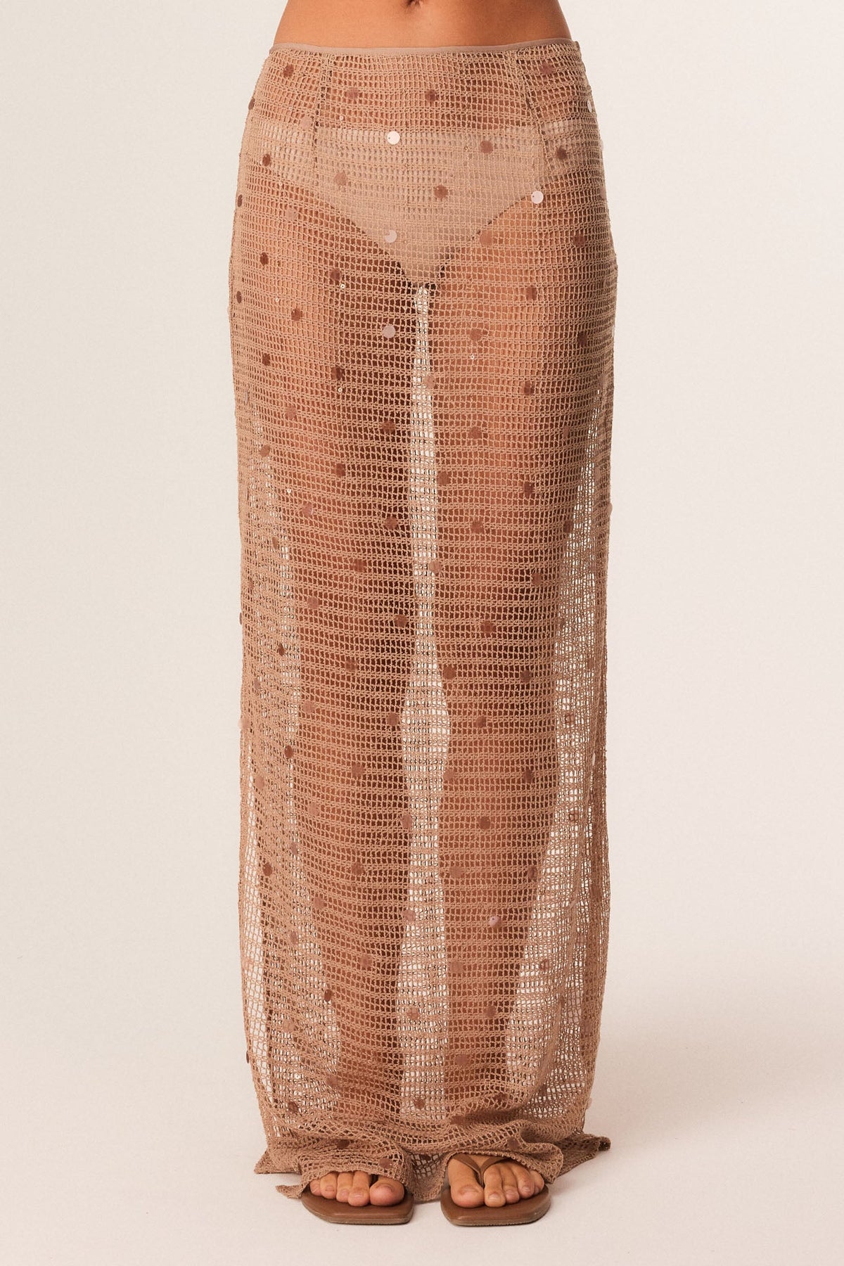 SNDYS ALTHEA MAXI SKIRT (Mocha)