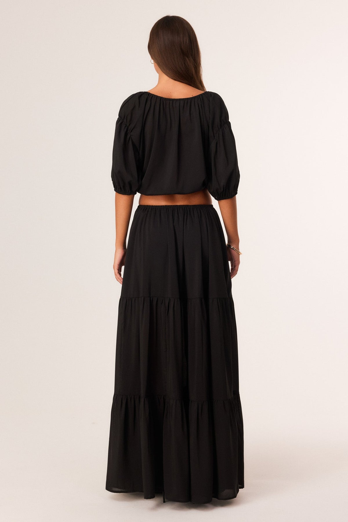 SNDYS ABBEY MAXI SKIRT (Black)