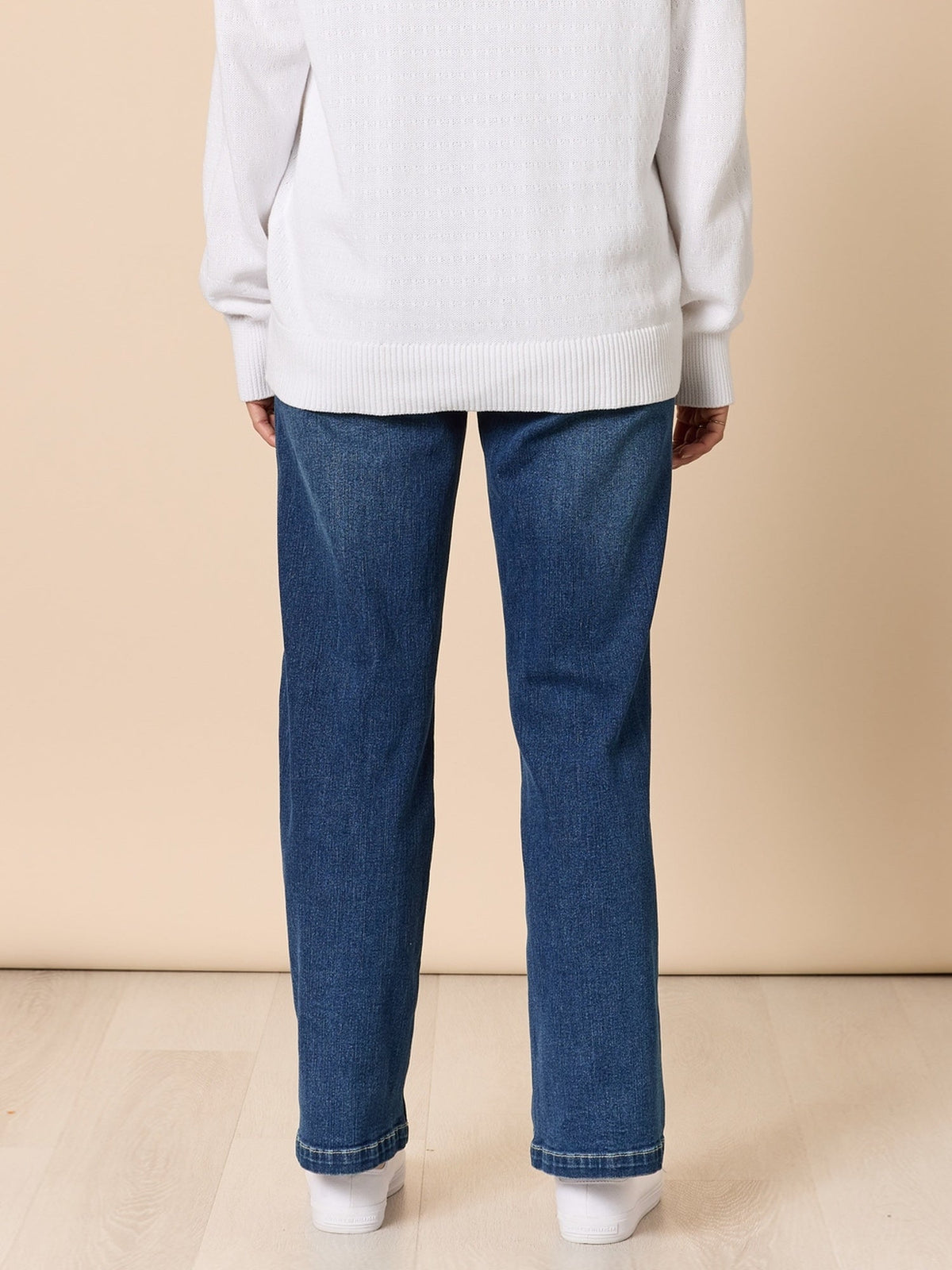 Gordon Smith Hudson Wide Leg Jean (Blue Wash)