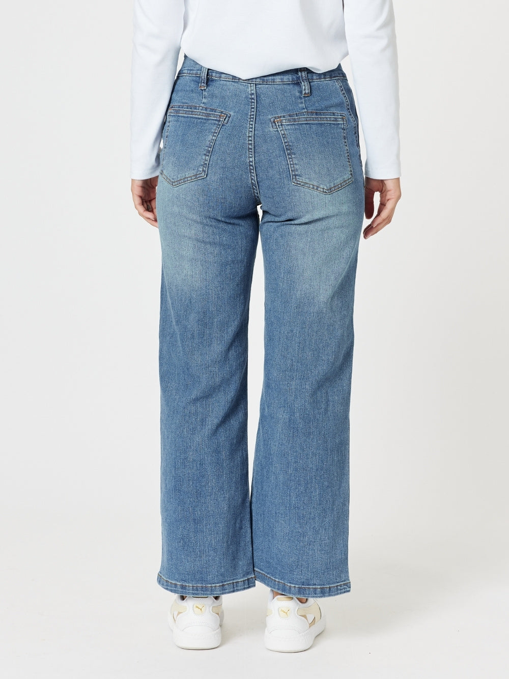 Gordon Smith Hudson Wide Leg Jean (Denim)