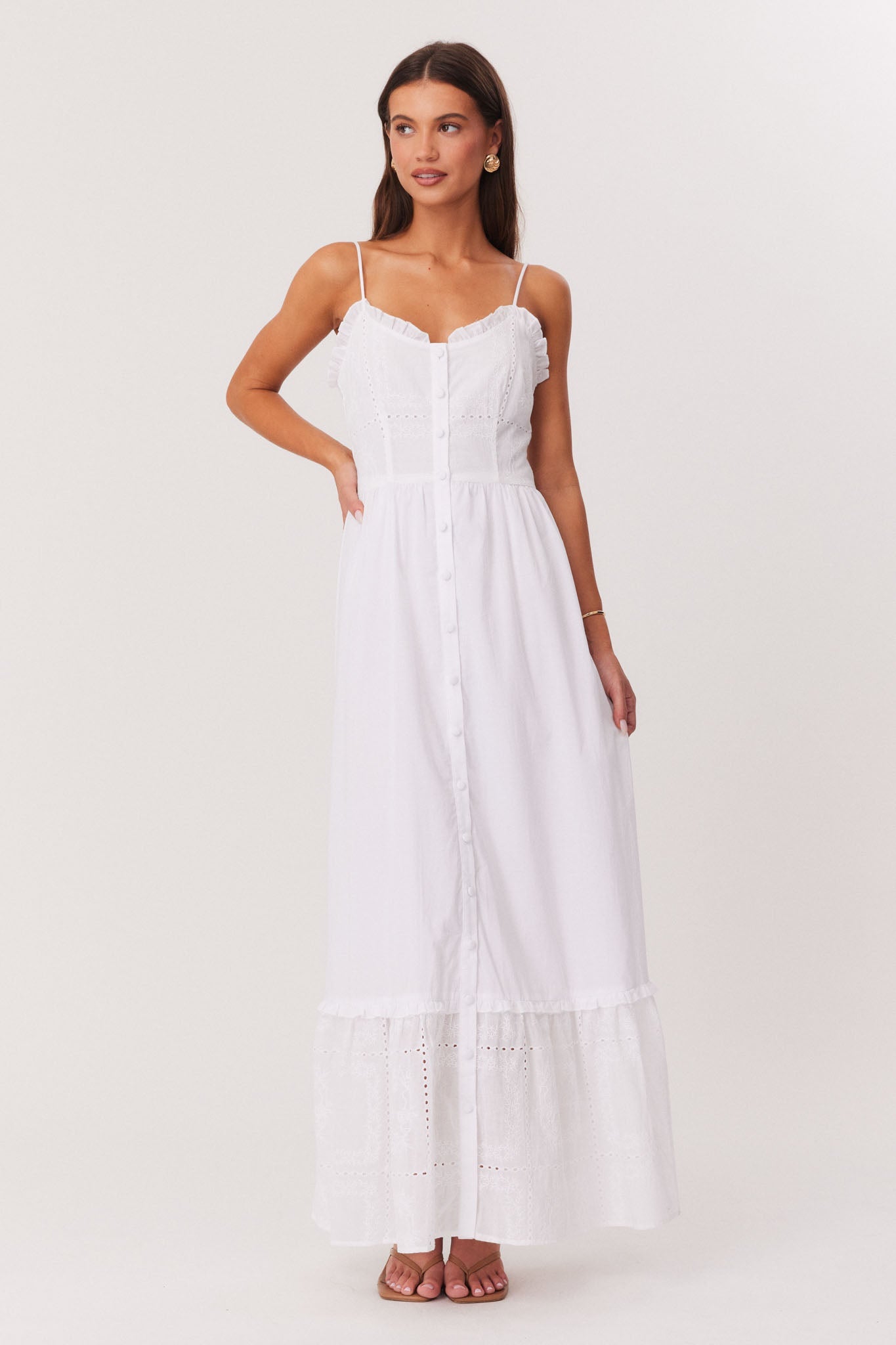 SNDYS ASTRID MAXI DRESS (White)