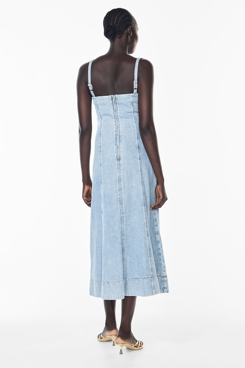 Cote Classic Denim Dress (Indigo)