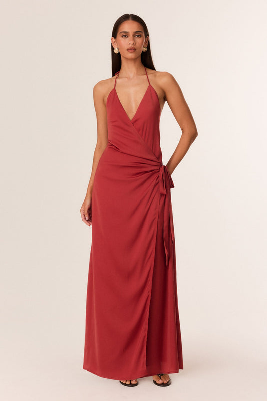 SNDYS ROSEWOOD MAXI DRESS (Rust)