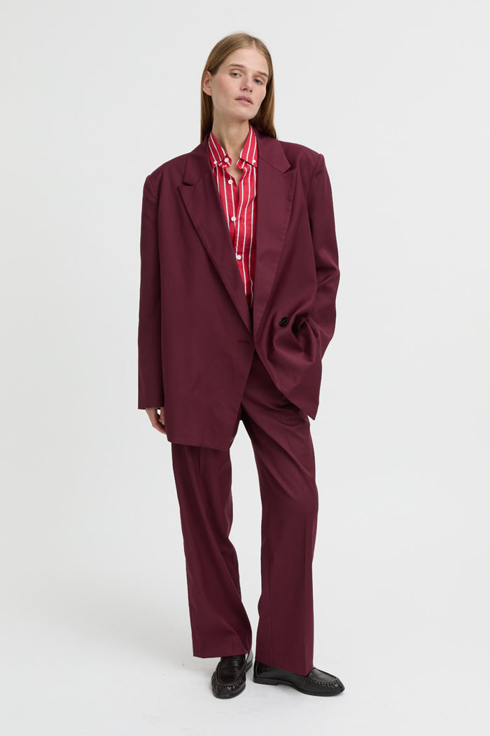 Blanca Studio Lazara Blazer (Burgundy)
