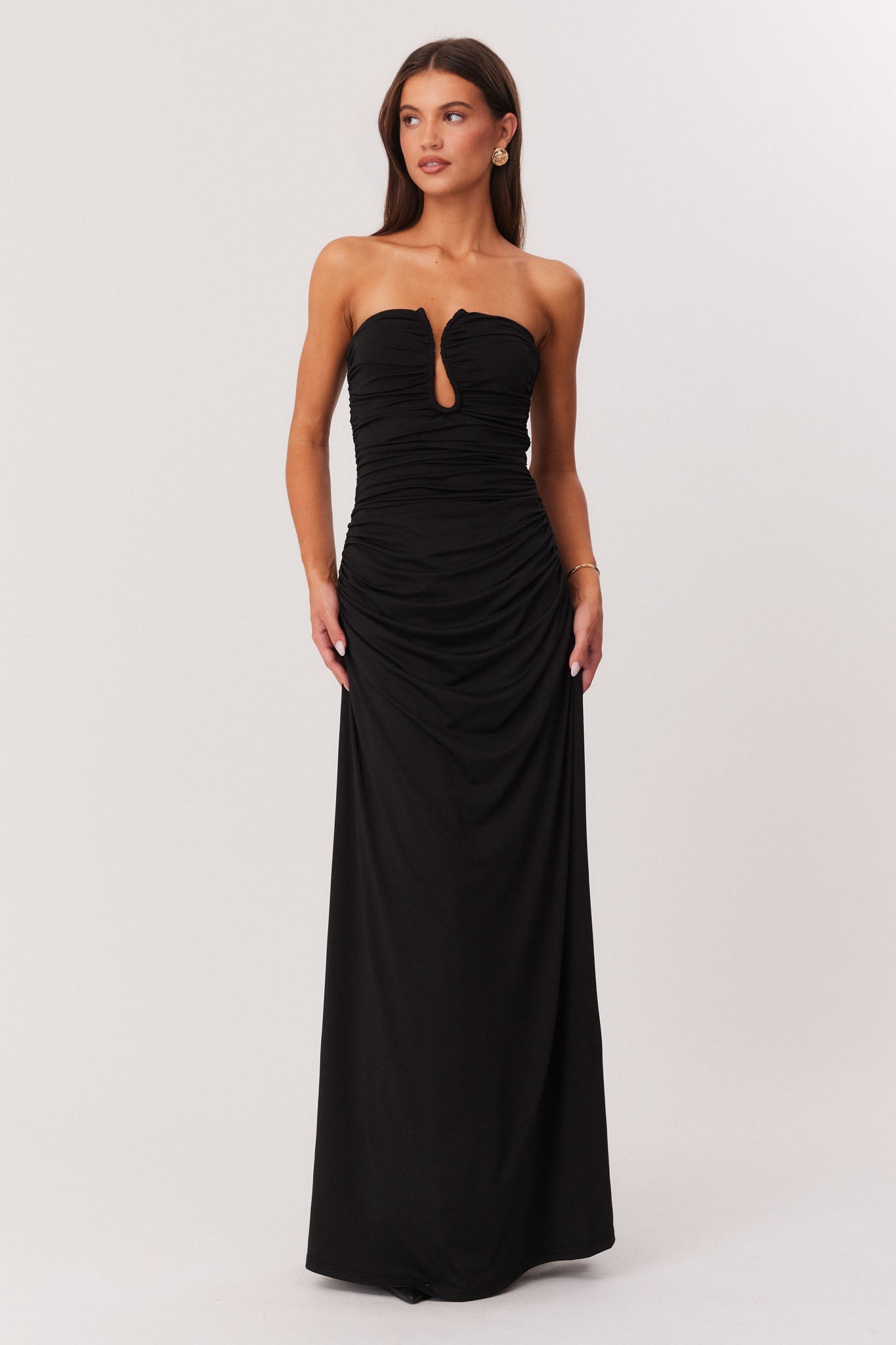 Image of Dresses. Productname: SNDYS LILANA MAXI DRESS in Black colour by brand - SNDYS
