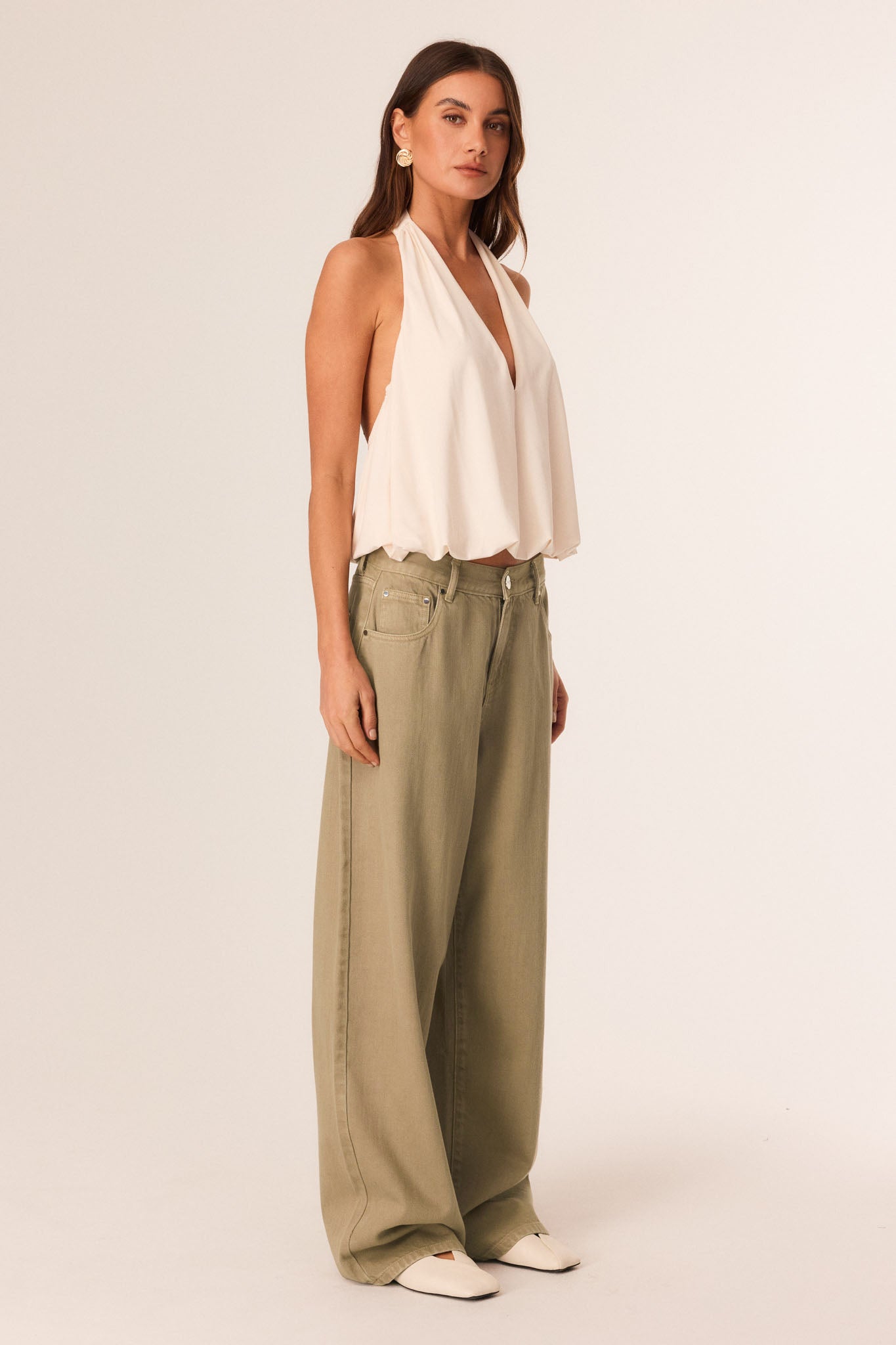 SNDYS LUKAS COTTON JEANS (Olive)