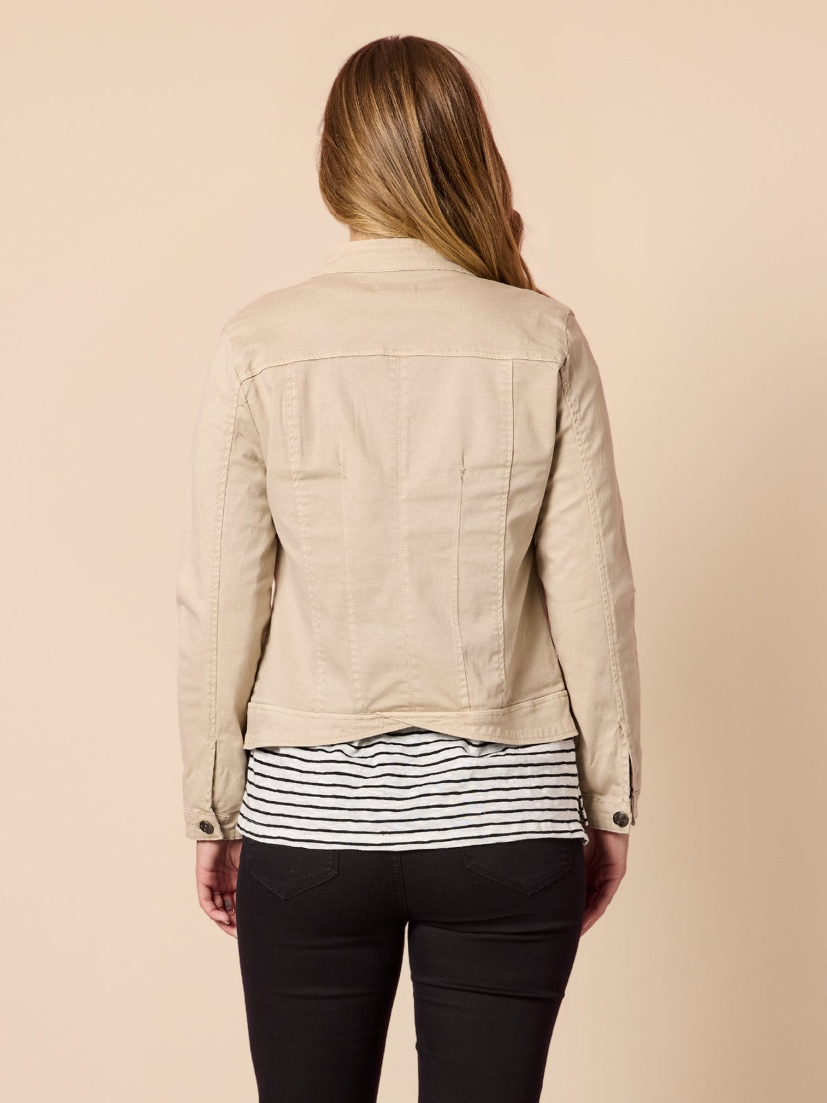 Threadz Maggie Denim Jacket (Natural)
