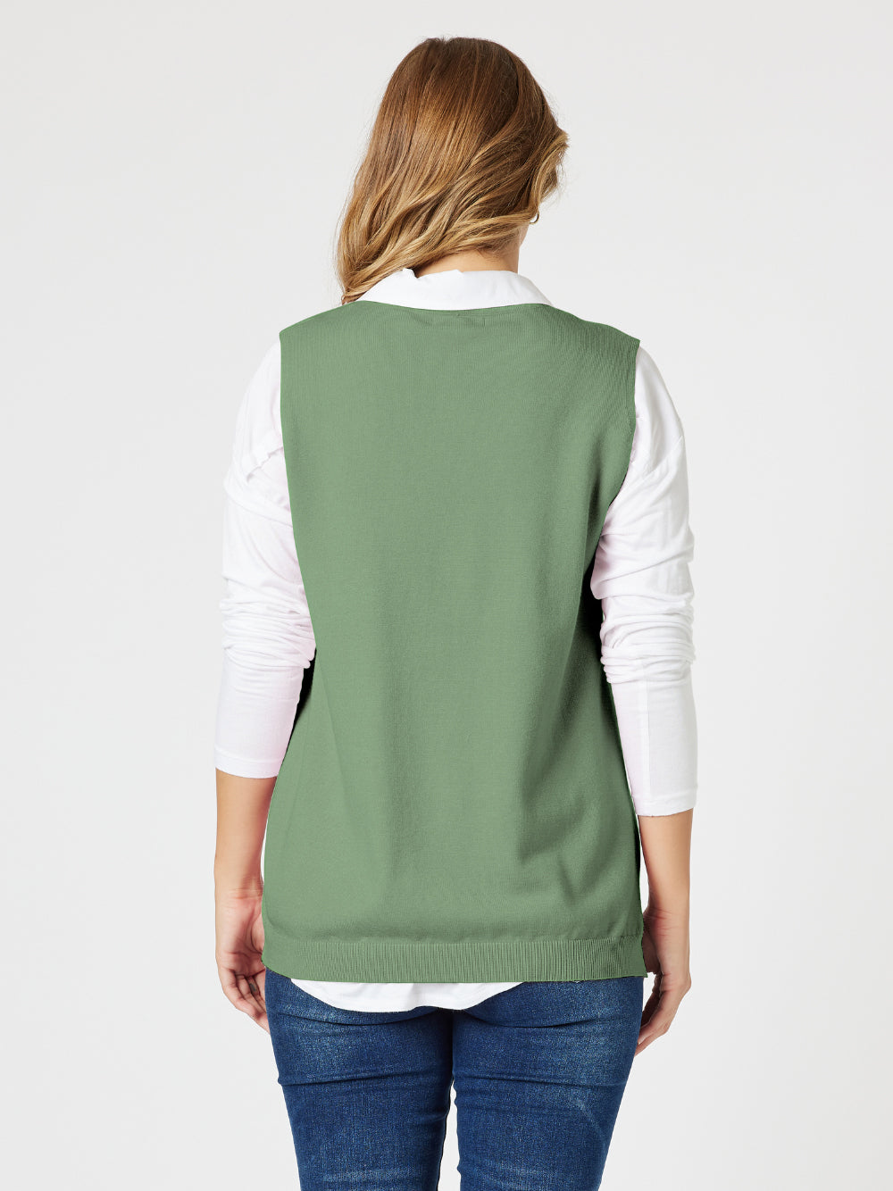 Threadz Vicky Vest (Khaki)