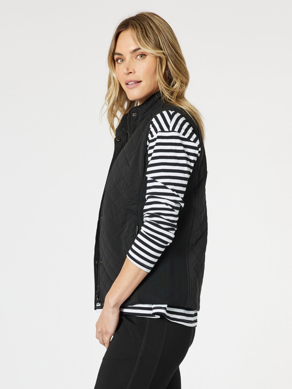Gordon Smith Brighton Puffer Vest (Black)