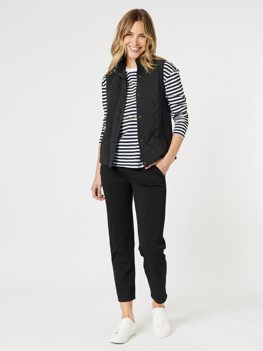 Gordon Smith Brighton Puffer Vest (Black)