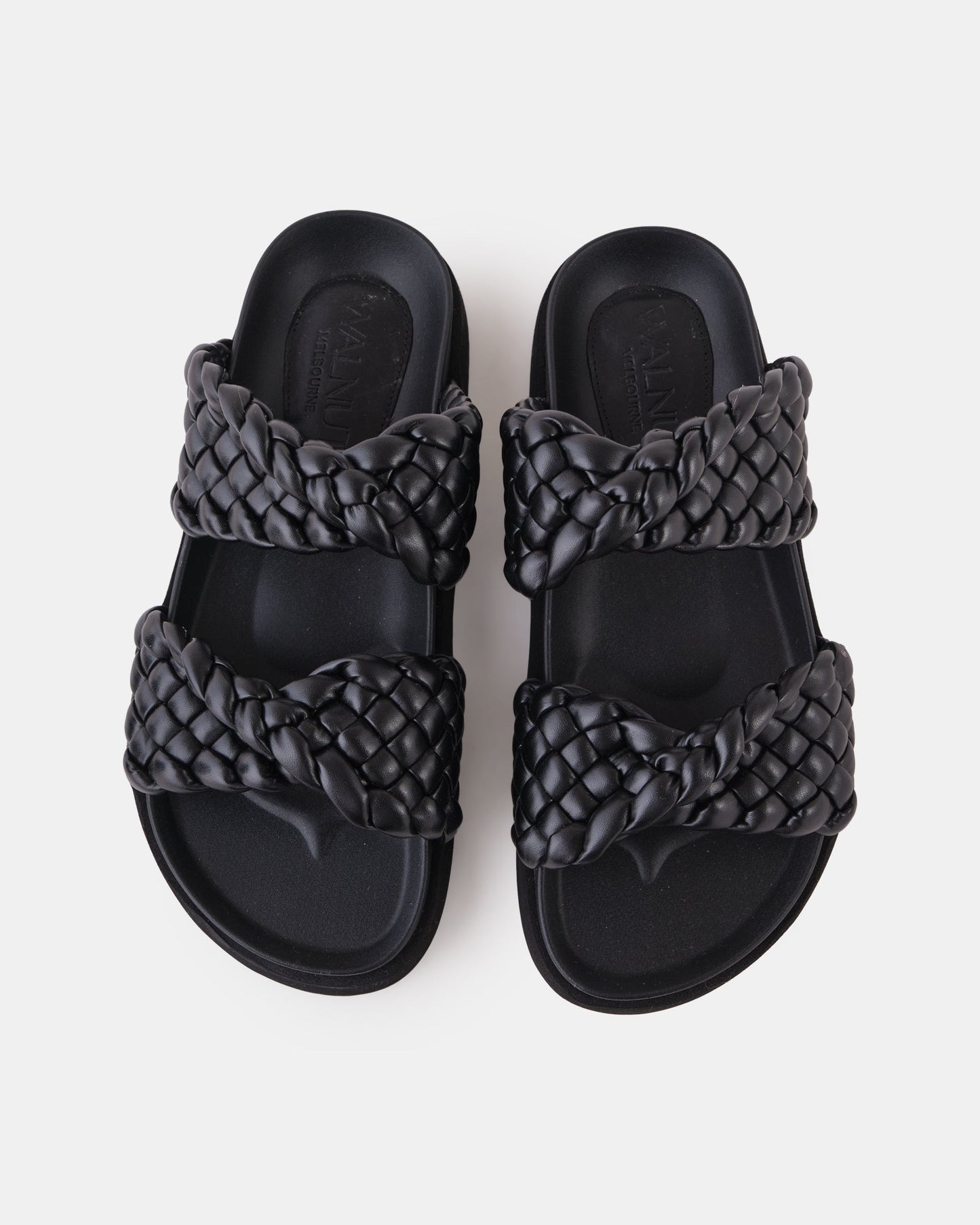 Walnut Melbourne Mim Slide (Black)