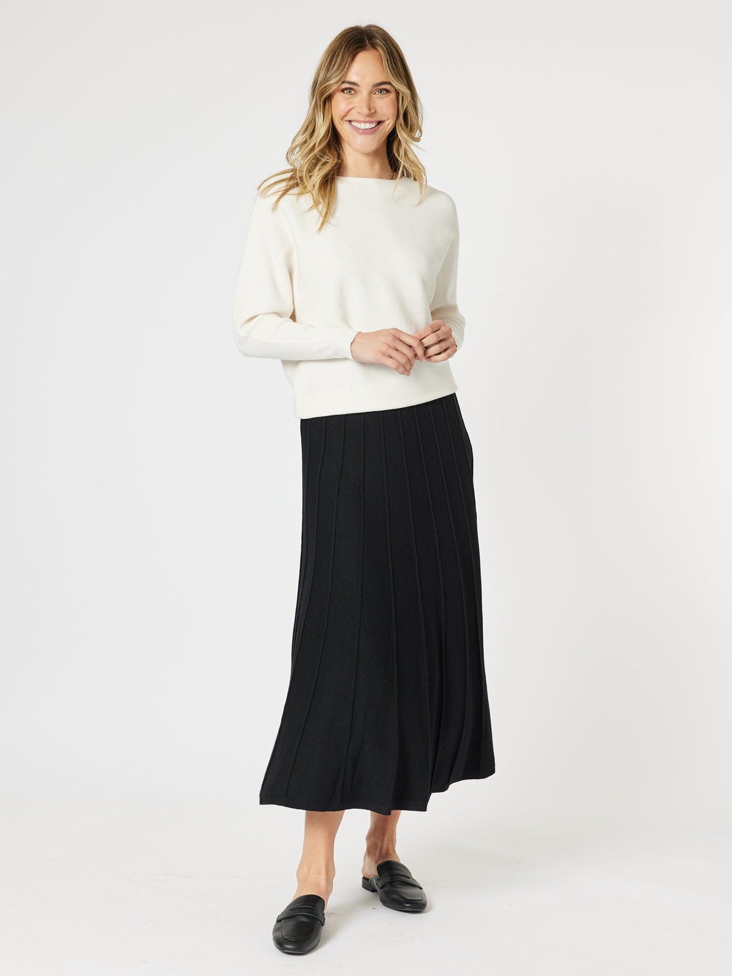 Gordon Smith Kate Long Knit Skirt (Black)