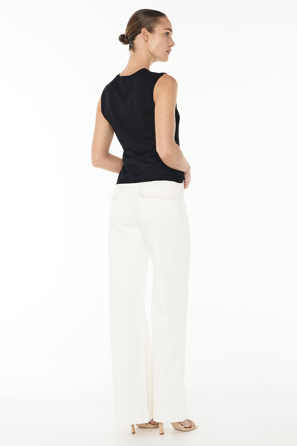 Twisted Knit Top (Black)