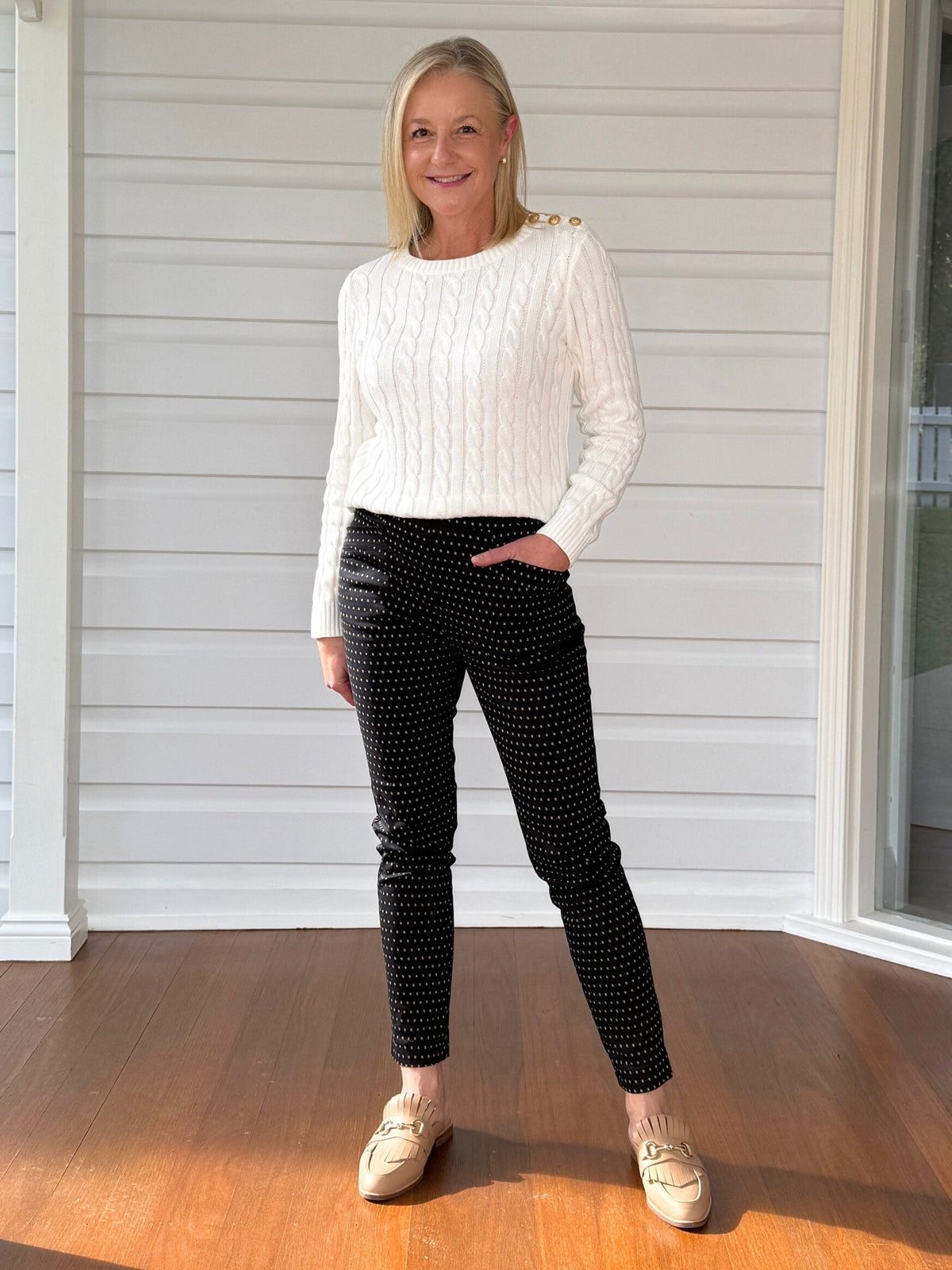 Gordon Smith Diamond Pant (Black/White)