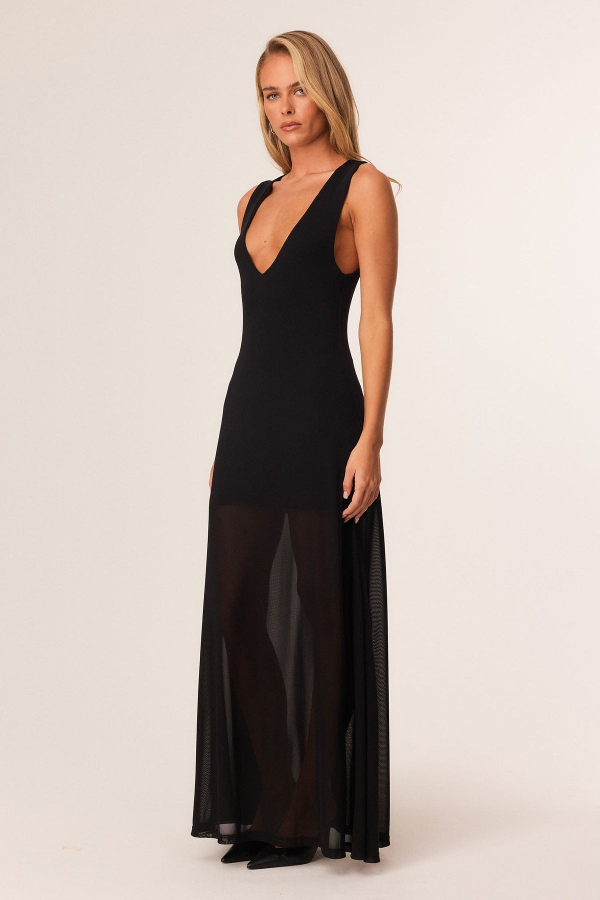 SNDYS CHELSEA MAXI DRESS (Black)