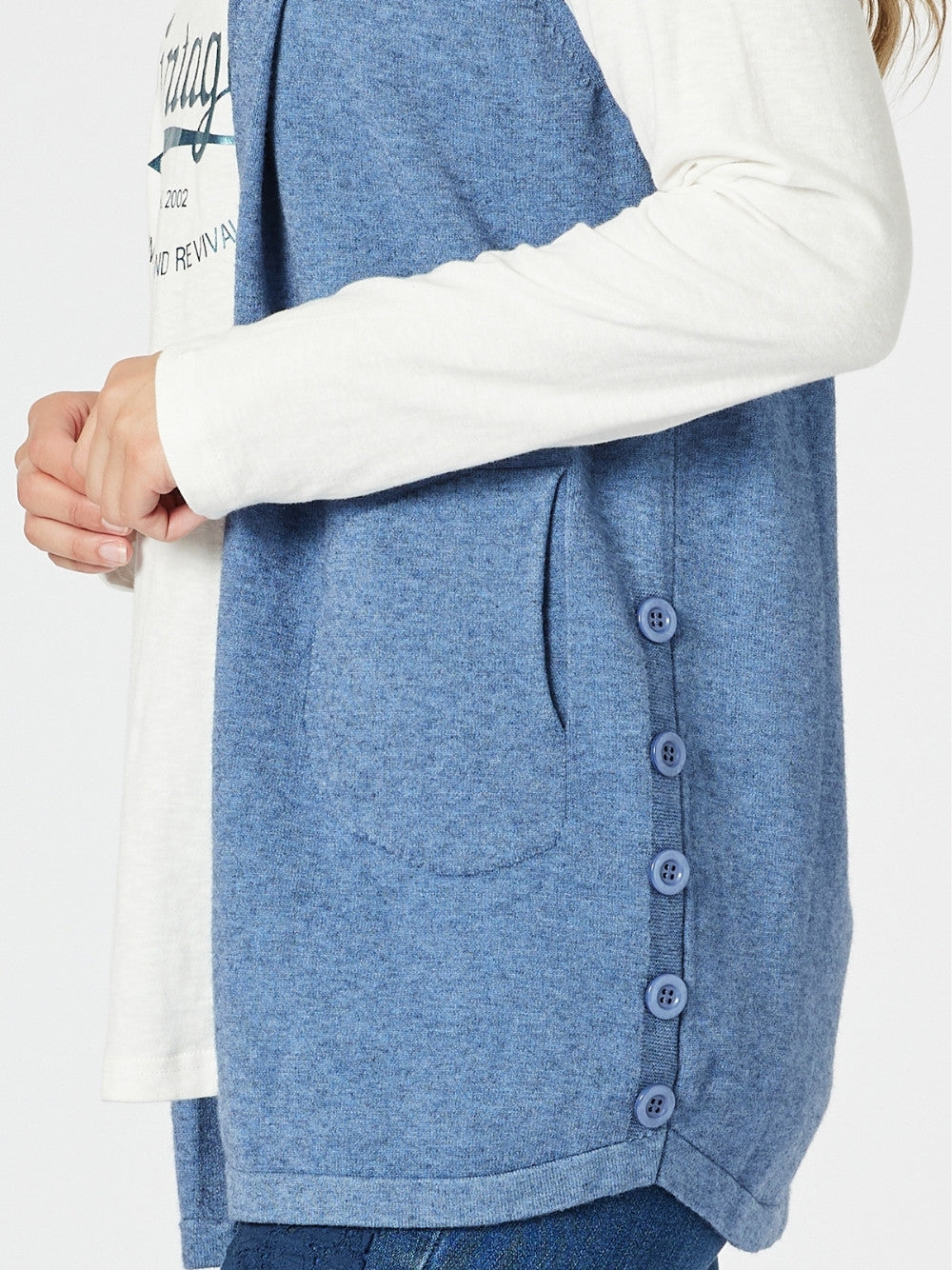 Threadz Ollie Vest (Indigo)