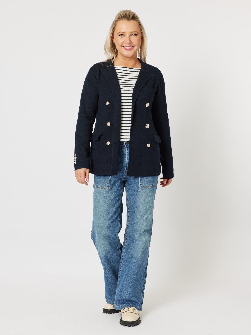 Gordon Smith Lucy Knit Jacket (Navy)