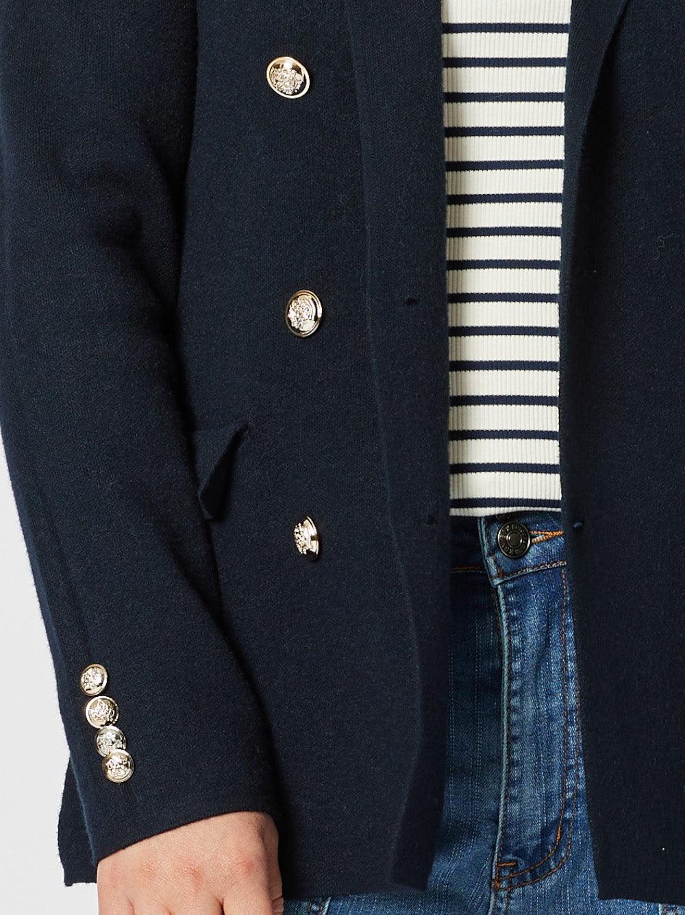 Gordon Smith Lucy Knit Jacket (Navy)