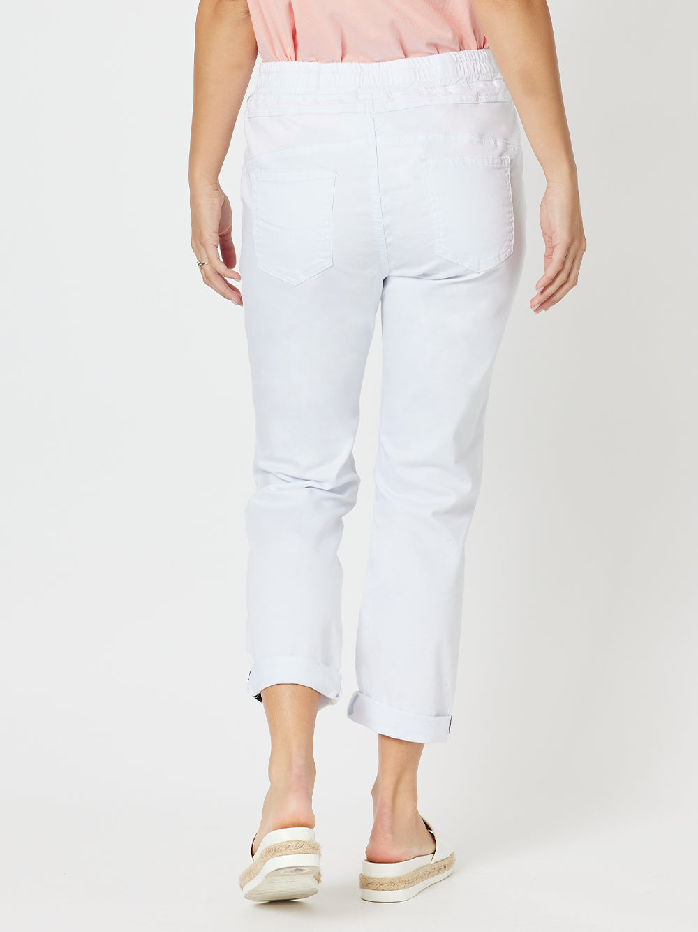 Threadz Isabella Cotton Pant (White)