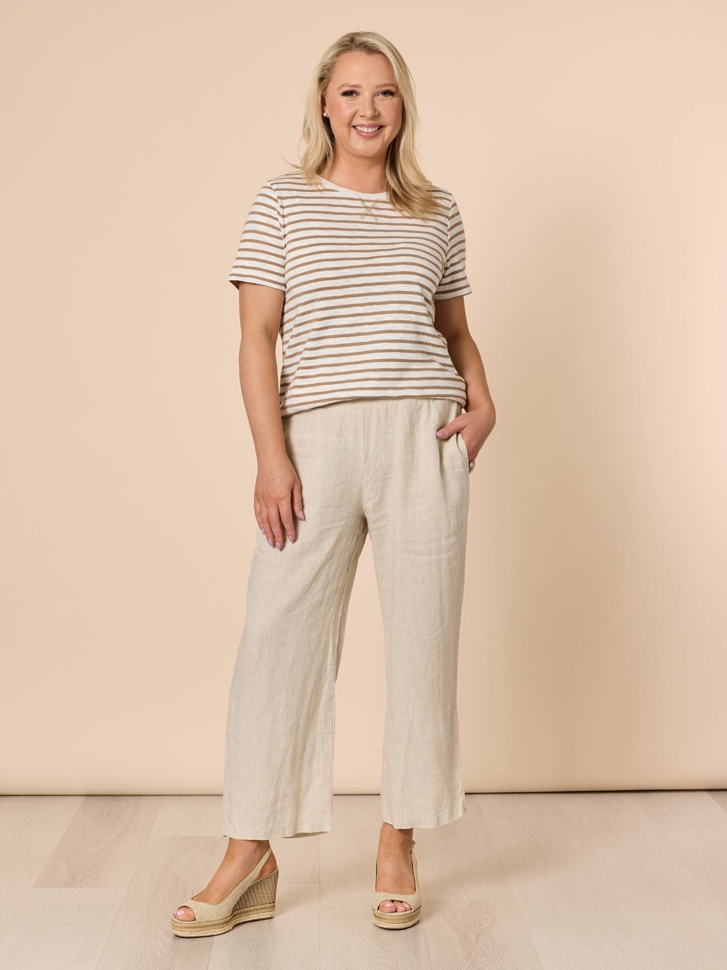Gordon Smith Classic Stripe Tee (Natural)