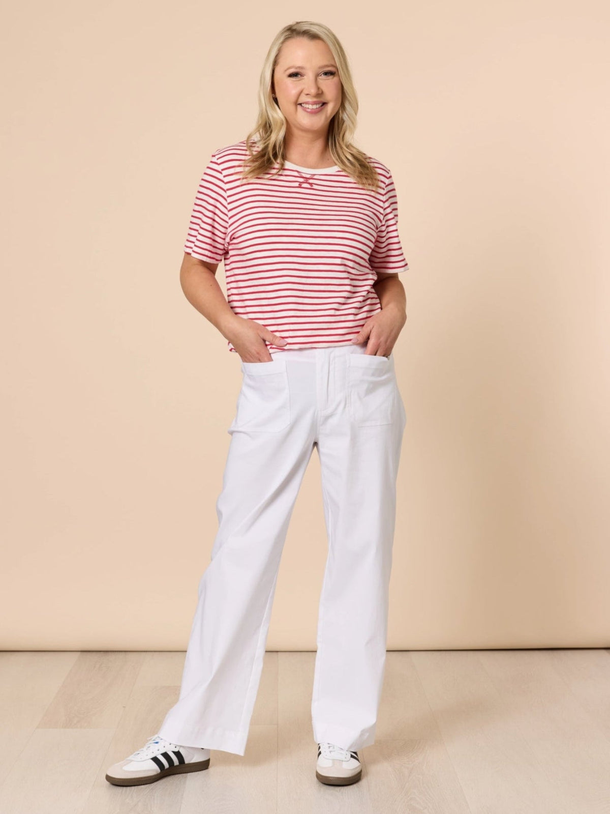 Gordon Smith Classic Stripe Tee (Red/White)