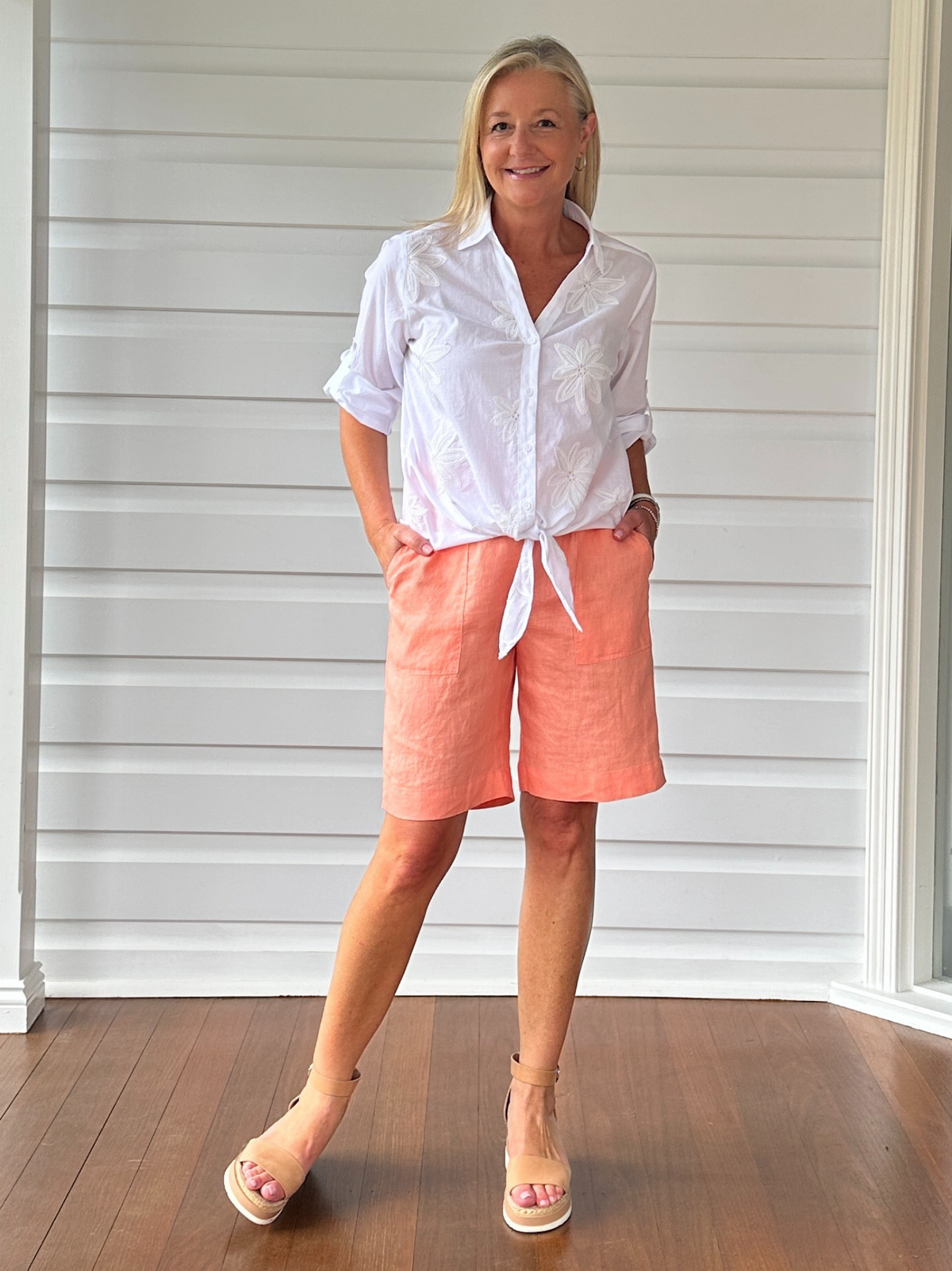 Gordon Smith Jordan Linen Short (Mandarine)