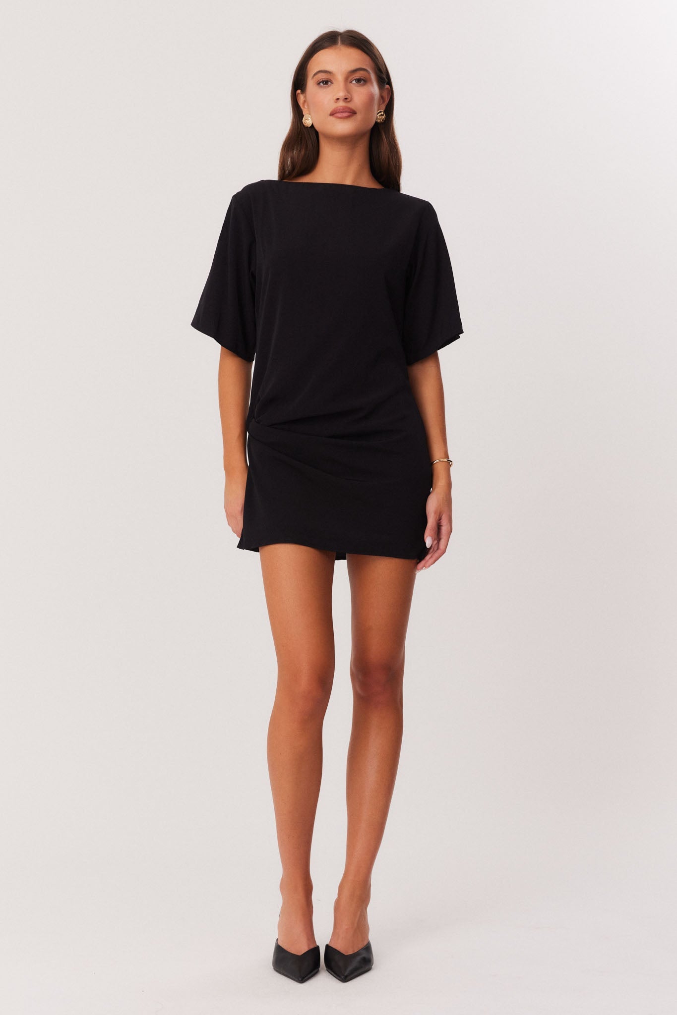 Image of Dresses. Productname: SNDYS AIRE MINI DRESS in Black colour by brand - SNDYS