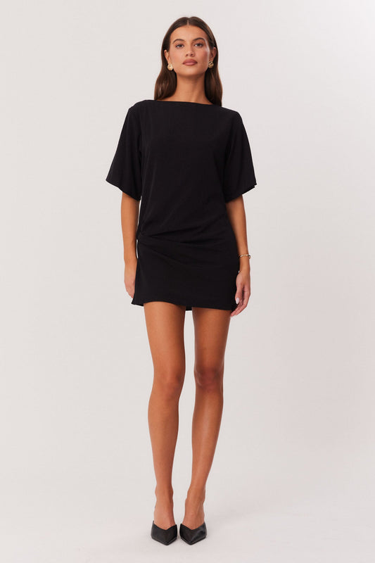 Image of Dresses. Productname: SNDYS AIRE MINI DRESS in Black colour by brand - SNDYS