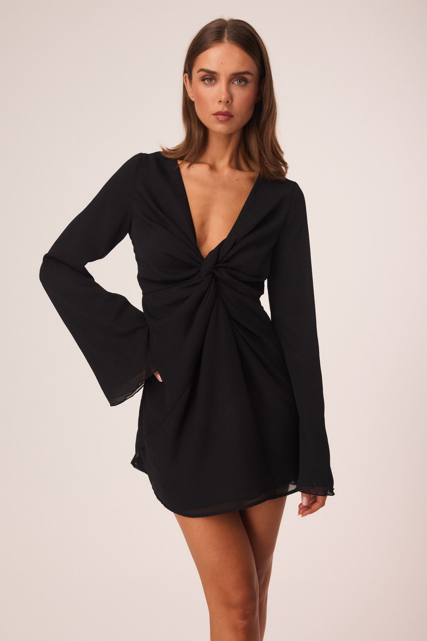 Image of Dresses. Productname: SNDYS OLLIE MINI DRESS in Black colour by brand - SNDYS