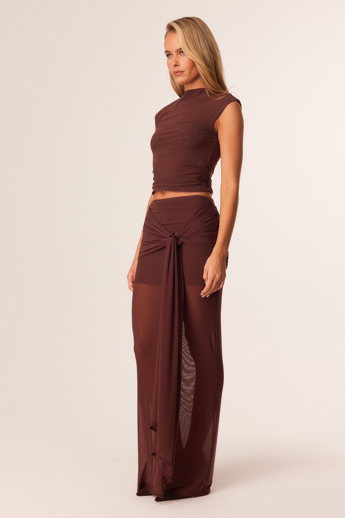 SNDYS CHARLI TOP (Chocolate)