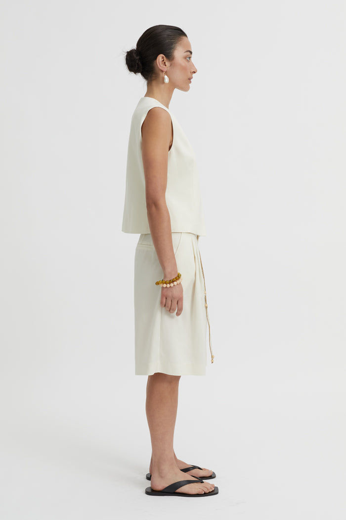 Blanca Studio Junia Vest (Ivory)