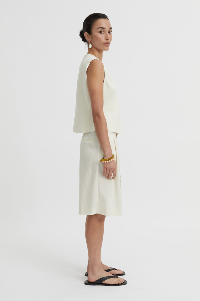 Blanca Studio Junia Vest (Ivory)