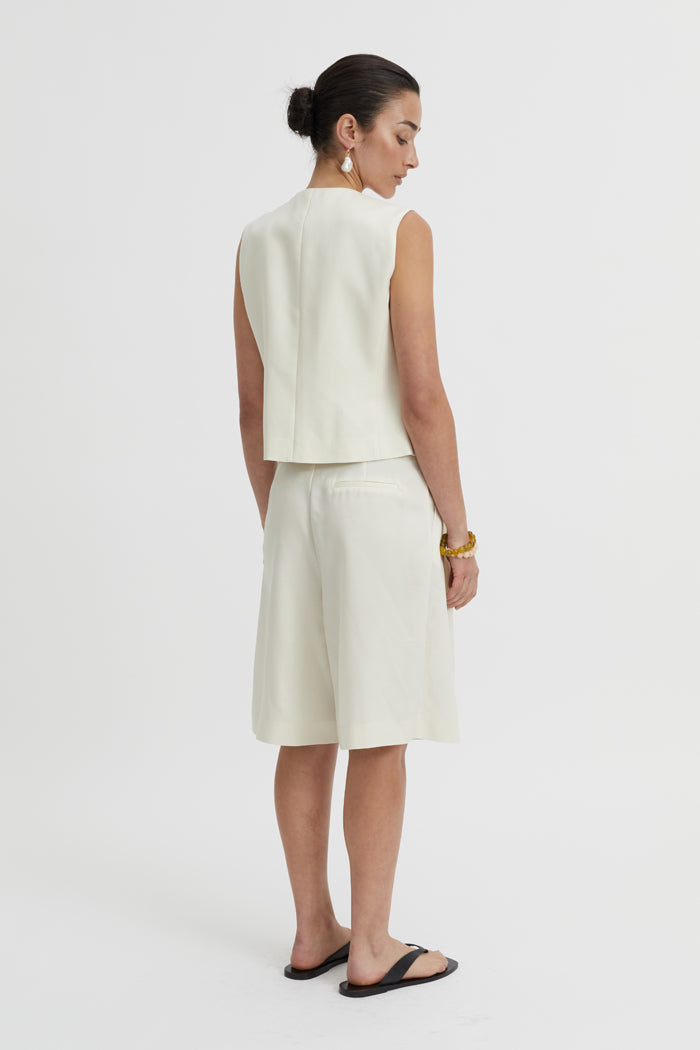Blanca Studio Junia Shorts (Ivory)
