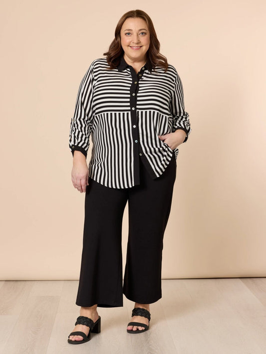 Threadz Emmie Shirt (Black/White)