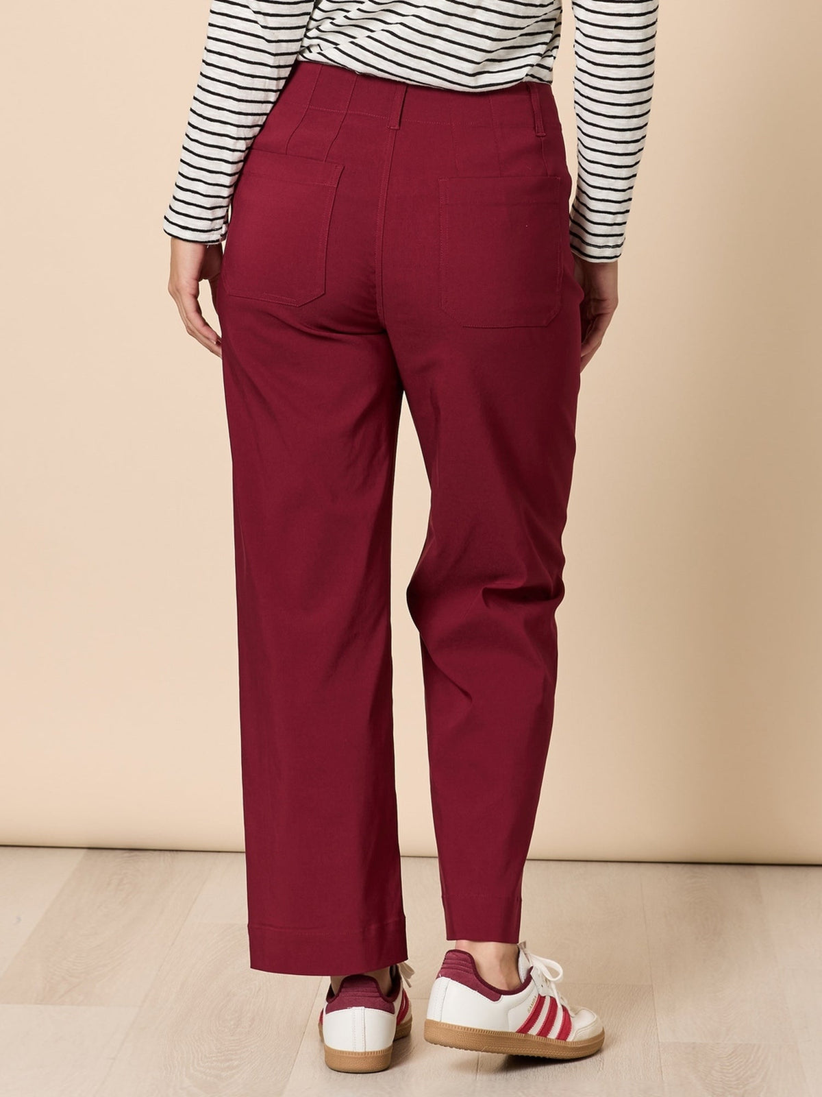 Threadz Marine Wide Leg Pant (Shiraz)