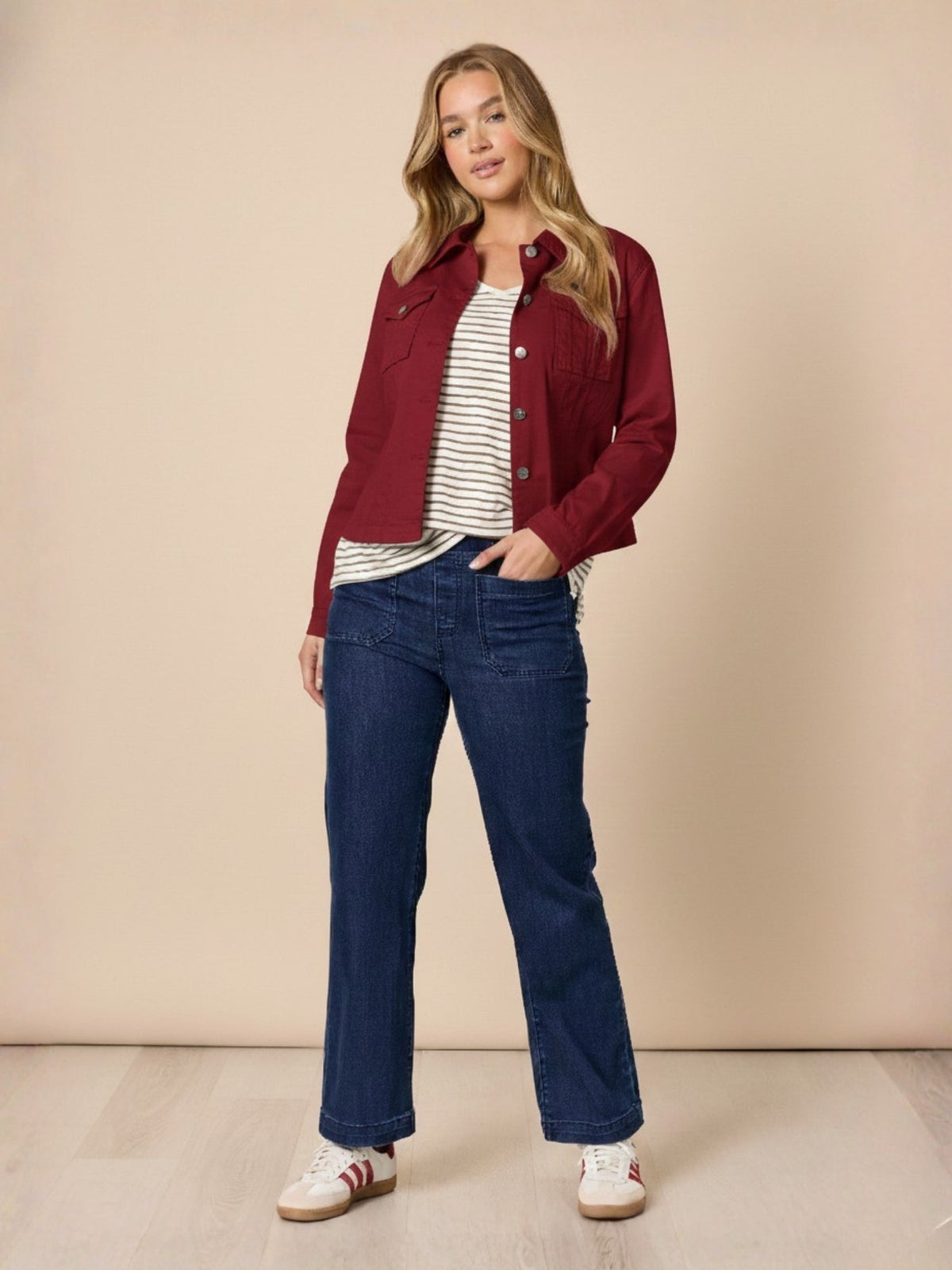 Threadz Retro Denim Jacket (Shiraz)