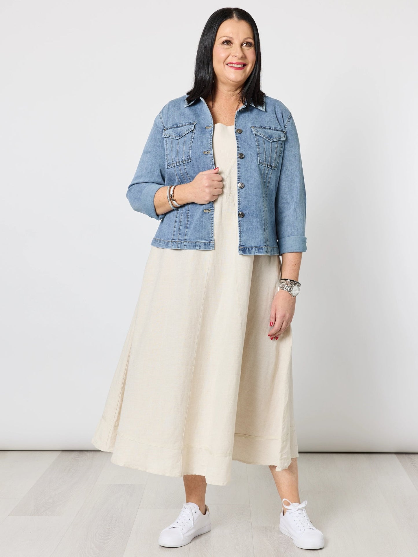 Gordon Smith Lino Le Marais Dress (Natural)