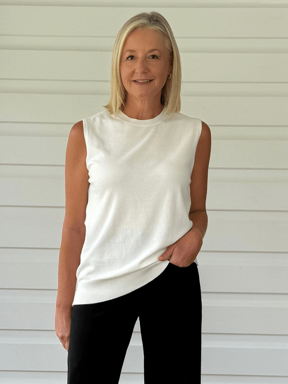 Threadz Shelly Knit (White)
