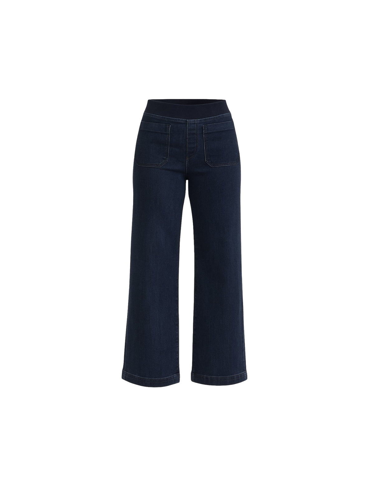 Threadz Carpenter Stretch Wide Leg Jean (Dark Denim)