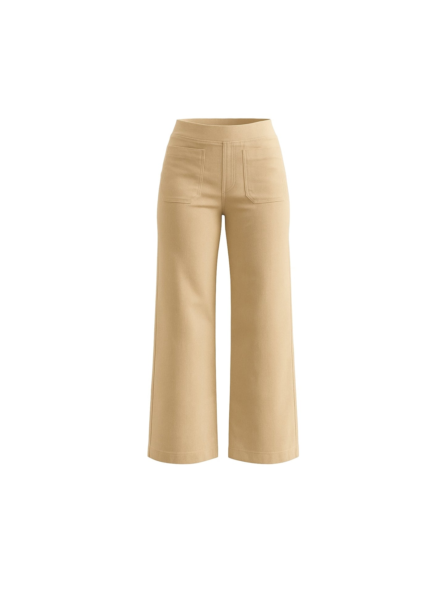 Threadz Carpenter Stretch Wide Leg Jean (Natural)