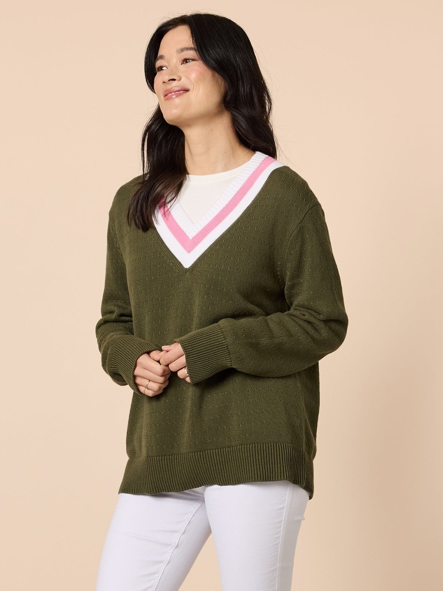Gordon Smith Princeton Jumper (Khaki)
